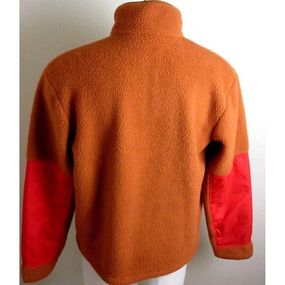 Nike Sportswear Men's Sport Essentials Full Zip Fleece Jacket Orange Size Medium - Picture 5 of 5